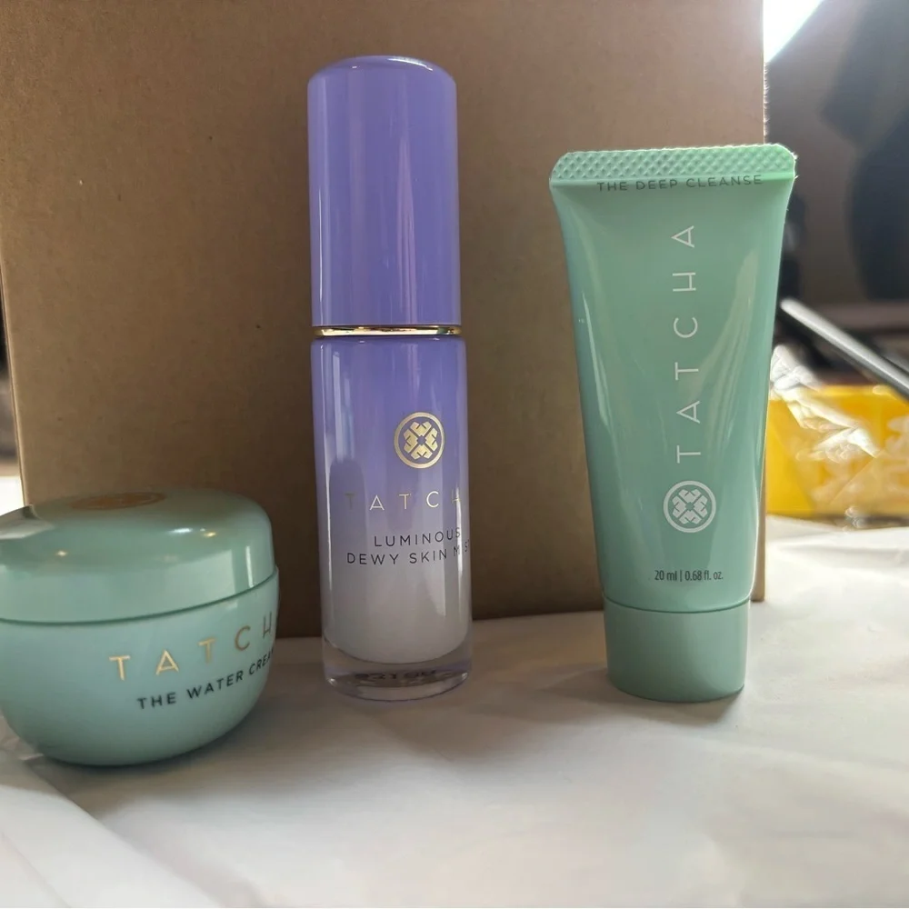 Tatcha Skincare Set - Purple and Green